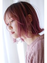 アッド バイ ケーツー(add by K-two)&nbsp;切りっぱなしボブ×グラデーションカラー/心斎橋&難波&堀江&新町