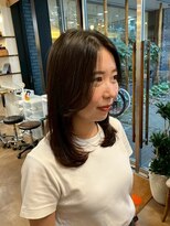 ルーフ 用賀(ROOF) かき上げ前髪/ナチュラル