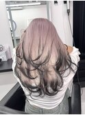 10代20代デザインカラー エンドカラー レイヤーカット