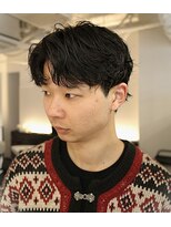 アイヴィ 表参道(IVY)&nbsp;【大人ヘア】海外風ニュアンスパーマ/ナチュラルセンターパート