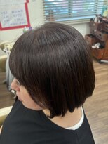 美容室 アンジェ(Ange)&nbsp;部分ストレート、ショートボブ
