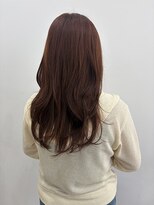 ロックス バイ マグ 松本(rocks BY MAG)&nbsp;ブリーチなしダブルカラーアプリコットオレンジブラウン韓国