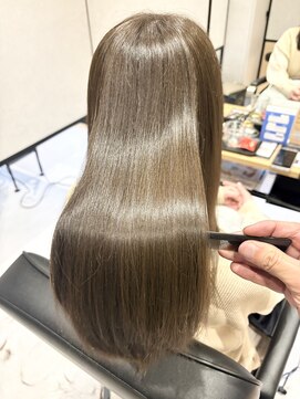 リンクヘアー (Link hair) 髪質改善カラーstandard/グレーベージュ