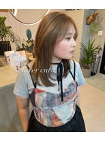 ウォーク(WALK) レイヤーカット&ミルクティーカラー