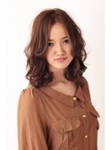 30代40代50代60代 ゆるふわカールセミディー秋の雰囲気カールー
