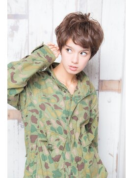 エリア(area) 【area本店 西大島】くせ毛風 カール マッシュ 大人ボブ☆