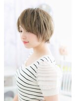 ミック ヘアアンドビューティー 大山店(miq  Hair&Beauty)&nbsp;オリーブカラーオンブレ外国人風マッシュショートa