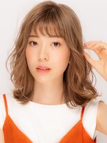 ティメレ 神戸三宮(Timere)&nbsp;ふんわりレイヤーミディアム×ベージュ【Timere神戸三宮】