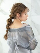 オーブ ヘアー クロイ 盛岡3号店(AUBE HAIR cloy) 【AUBE HAIR】編みおろしルーズヘア