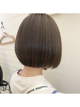 ヘアーギャラリー インディ(hair gallery indy) ミニボブ/ショートボブ/グレージュ