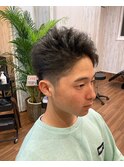ツーブロショート