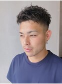アップバングサイドグラデーションパーマ　ｙ
