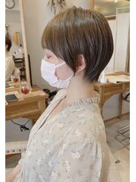 アンリー(Anree)&nbsp;大人可愛い20代30代40代50代◎アッシュベージュ×マッシュ