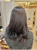 ロングヘアー　レイヤー　髪質改善　韓国風
