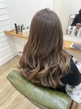 グリーンルームセカンド 結城店(GREEN ROOM. 2nd) 退色をいかした透明感カラー×グレージュ×11種類tr