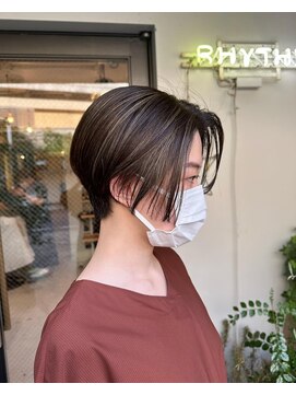 リズム(RHYTHM) ハンサムショート×ハイライトスタイル
