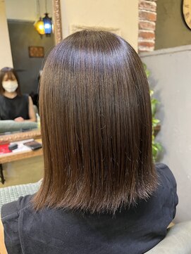ベレッタ 枚方店(veretta.) ポイントストレート&髪質改善カラー30代/40代/50代(田村良平)