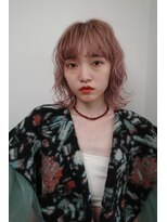 マッシュ 北堀江(MASHU) ミルクティーブラウン レイヤーボブ