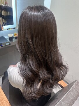 ナンバー ソポ 札幌/ジャム 札幌(N° sopo/JAM) ラベンダーブラウン/透明感カラー/イルミナ/韓国ヘア/巻き髪