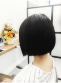切りっぱなしボブ