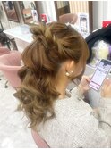 ガーリースタイル/心斎橋/ヘアメ/セットサロン