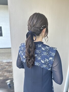デレディールフィデル(DERE-DIR fidele) 結婚式ヘアアレンジ☆