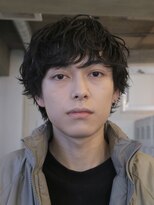 バイフィフス 原宿/表参道(by fifth)&nbsp;原宿ゆるめシャドウパーマメンズマッシュウルフカット10代20代