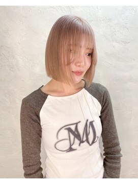 マジコ 表参道(Magico) ボブ/ケアブリーチ/ベージュ/ブリーチ/ダブルカラー/表参道