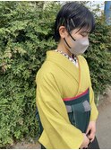 ショート卒業式ヘアセット