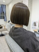イルヘアーガーデン(illu hair GARDEN) スッキリボブヘア×深めのカーキベージュ◇