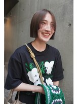 カシ 中目黒(CASI)&nbsp;ミニボブ/オリーブカラー/ブリーチ無し