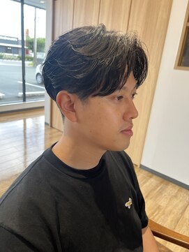 アンソメット 筑後店(UN SOMMET) フェザーパーマ　ニュアンスパーマ　センターパート