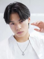 ケアリー 練馬(Carelly)&nbsp;ツイストパーマ七三オールバックマッシュウルフスリークショート