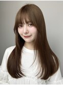ロングレイヤー/顔周りレイヤー/前髪カット/低めレイヤー/ロング