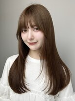 トリッカ 銀座(tricca)&nbsp;ロングレイヤー/顔周りレイヤー/前髪カット/低めレイヤー/ロング