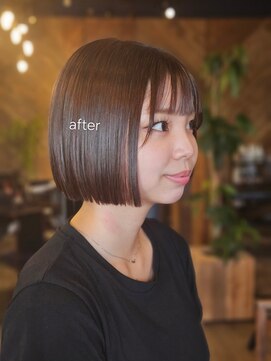 ヘアードレスビュー(hair dress V.I.E.W) ミニボブ