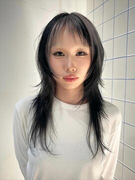 ローエ バイ デコ(Rohe by DECO) 【廣川】シャギーレイヤー/ギザギザバング/lowmix/スカンクヘア