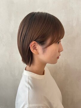 髪質改善/顔周りレイヤーカット/グレージュ[千葉/千葉駅]