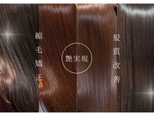 髪の芯から取り戻す特別なケア一人ひとりの髪に合わせたオーダーメイドの髪質改善で素髪の美しさを叶えます