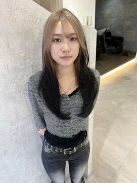 トリムバイエンヴィ(tlim by ENVY) 圧倒的大人気デザインカラー/ベージュ&ブラック/ルーツカラー