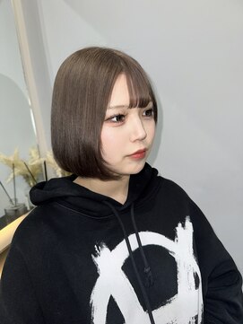 アイトーキョー 名古屋2nd(AI TOKYO) ボブ/ブリーチ/グレー/グレージュ/顔周り/栄/矢場町