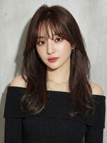 フレイムス ヘアアンドリラックス 赤羽店(Frames hair&relax)&nbsp;大人ロングレイヤー20代30代40代◎前髪ありレイヤーカット赤羽