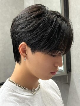 エルマーク 京都駅前(L-MARK) マッシュヘア/黒髪/メンズカット/men's/メンズ/眉毛