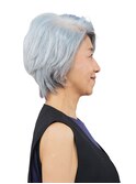 【えがお美容室】グレイヘアの方に◎ショートボブ