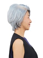 えがお美容室&nbsp;【えがお美容室】グレイヘアの方に◎ショートボブ