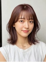 レリーリズ 大阪梅田(Rely Liz)&nbsp;ブリーチなしベージュカラー　顔まわりカット