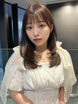 アクシス ナゴヤ(AXIS NAGOYA) 北野イメチェン/ピンクベージュ/アンブレラカラー/前髪/名古屋駅