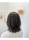 ディープアッシュ白髪ぼかし
