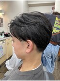 ツーブロック　テーパーフェード