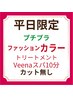 【カラーのみ/ファッションカラー】カラー+Tr+Veenaスパ10分※料金詳細参